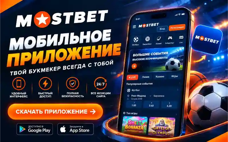 Мобильное приложение Mostbet
